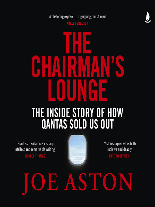 Title details for The Chairman's Lounge by Joe Aston - Wait list